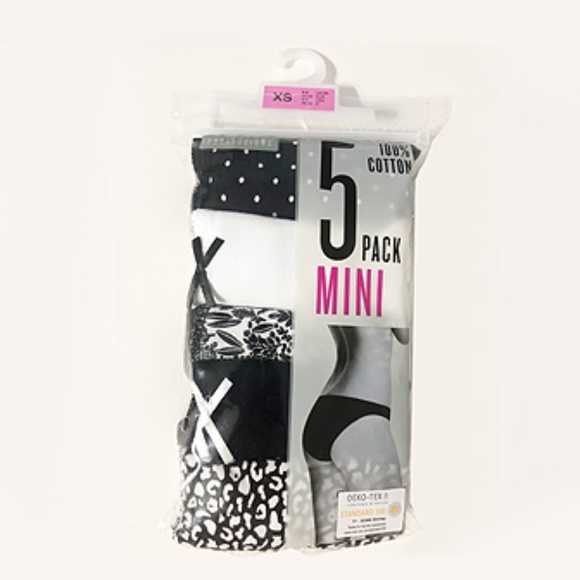 Other - 100% Cotton 5 Pack Mini Panties